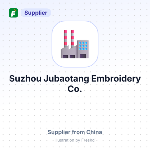 Suzhou Jubaotang Embroidery Co. – summary card, no photo uploaded yet
