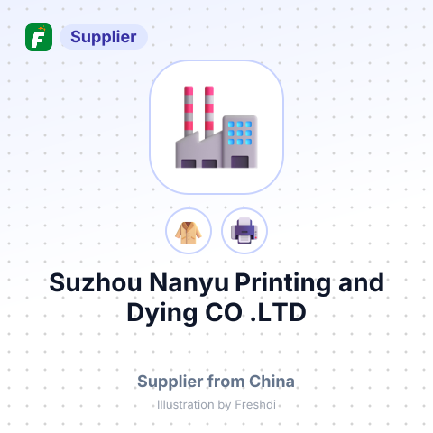 Suzhou Nanyu Printing and Dying CO,.LTD – summary card, no photo uploaded yet