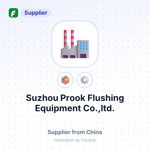 Suzhou Prook Flushing Equipment Co.,ltd. – summary card, no photo uploaded yet