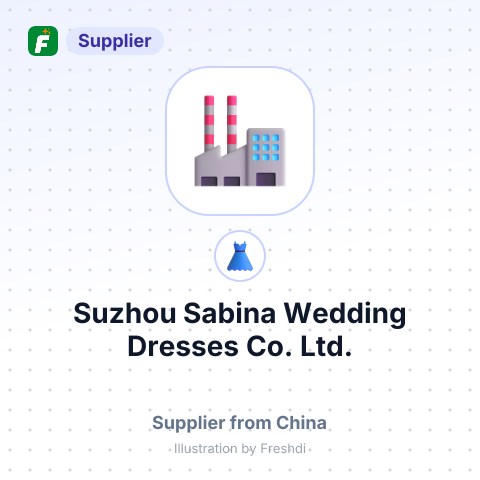 Suzhou Sabina Wedding Dresses Co., Ltd. – summary card, no photo uploaded yet