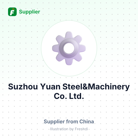 Suzhou Yuan Steel&Machinery Co.,Ltd. – summary card, no photo uploaded yet