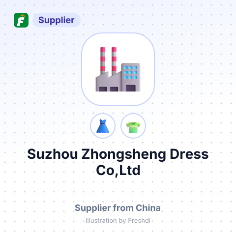 Suzhou Zhongsheng Dress Co,Ltd – summary card, no photo uploaded yet
