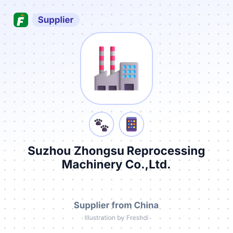 Suzhou Zhongsu Reprocessing Machinery Co.,Ltd. – summary card, no photo uploaded yet