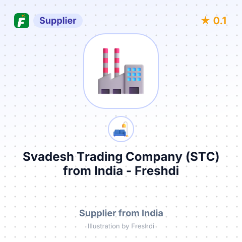 Svadesh Trading Company (STC)  – summary card, no photo uploaded yet