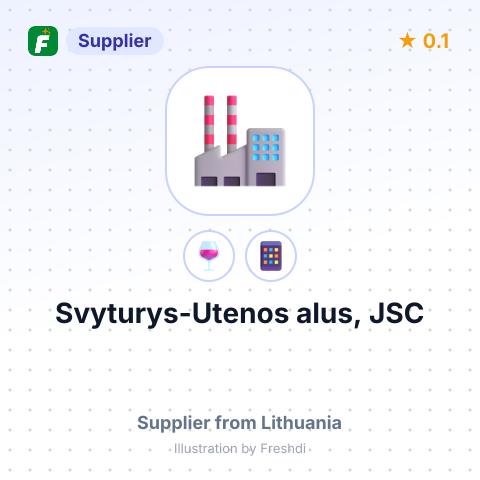 Svyturys-Utenos alus, JSC – summary card, no photo uploaded yet