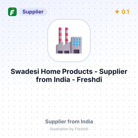 Swadesi Home Products  – summary card, no photo uploaded yet