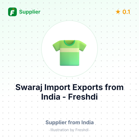 Swaraj Import Exports  – summary card, no photo uploaded yet
