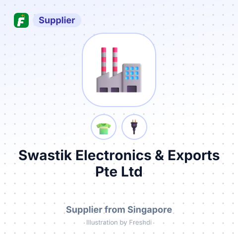 Swastik Electronics & Exports Pte Ltd – summary card, no photo uploaded yet