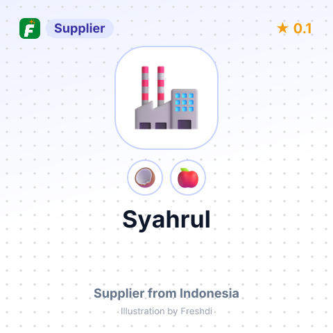 Syahrul  – summary card, no photo uploaded yet