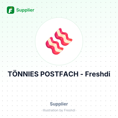 TÖNNIES POSTFACH – summary card, no photo uploaded yet