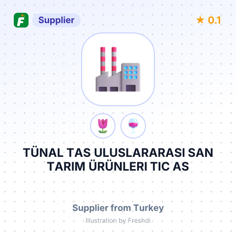 TÜNAL TAS ULUSLARARASI SAN TARIM ÜRÜNLERI TIC AS – summary card, no photo uploaded yet