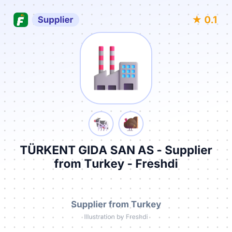 TÜRKENT GIDA SAN AS – summary card, no photo uploaded yet
