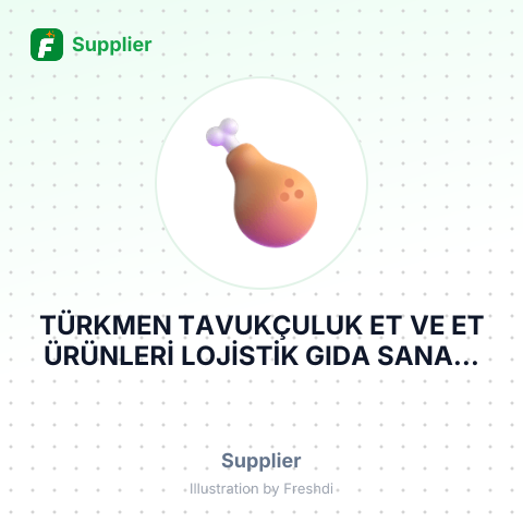 TÜRKMEN TAVUKÇULUK ET VE ET ÜRÜNLERİ LOJİSTİK GIDA SANAYİ VE TİCARET LİMİTED ŞİRKETİ – summary card, no photo uploaded yet