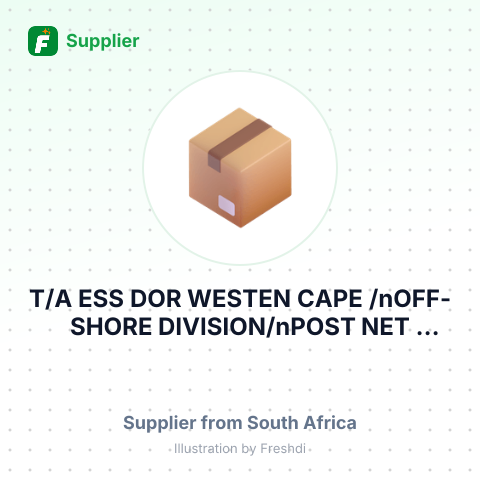 T/A ESS DOR WESTEN CAPE /nOFF-SHORE DIVISION/nPOST NET SUITE /nPRIVATE BAG X22 – summary card, no photo uploaded yet