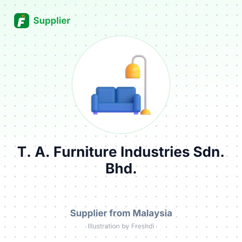 T. A. Furniture Industries Sdn. Bhd. – summary card, no photo uploaded yet