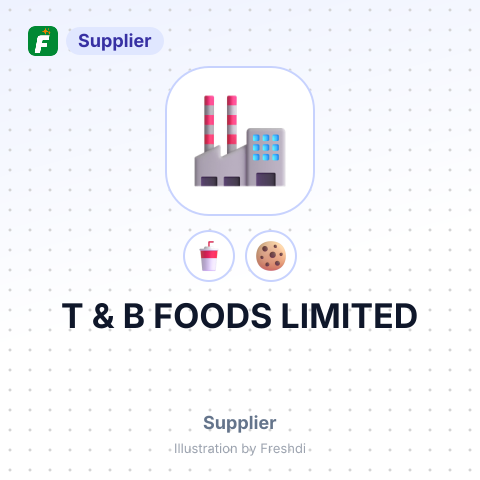 T & B FOODS LIMITED – summary card, no photo uploaded yet
