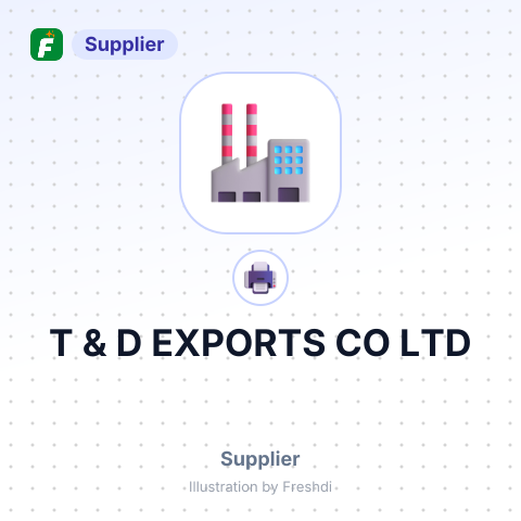 T & D EXPORTS CO LTD – summary card, no photo uploaded yet