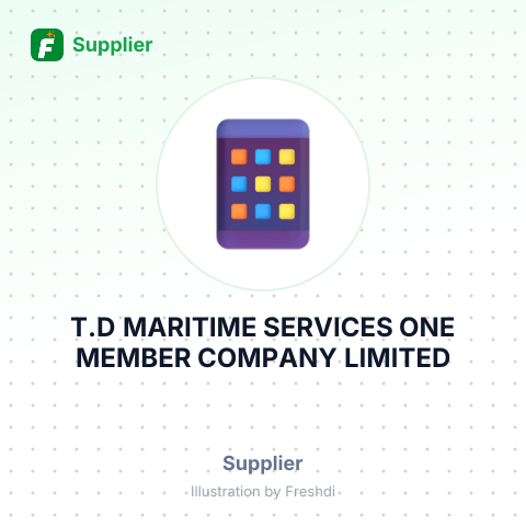 T.D MARITIME SERVICES ONE MEMBER COMPANY LIMITED – summary card, no photo uploaded yet