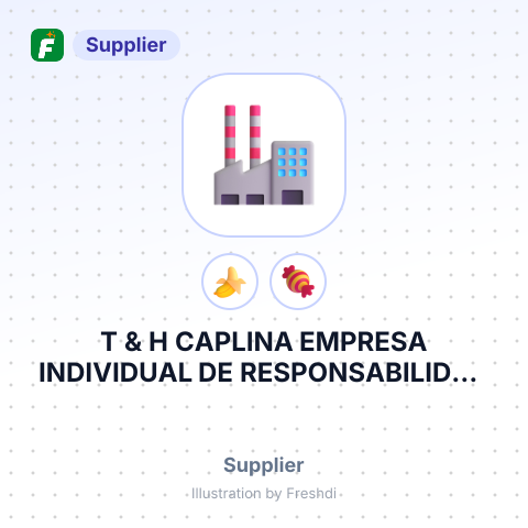 T & H CAPLINA EMPRESA INDIVIDUAL DE RESPONSABILIDAD LIMITADA – summary card, no photo uploaded yet