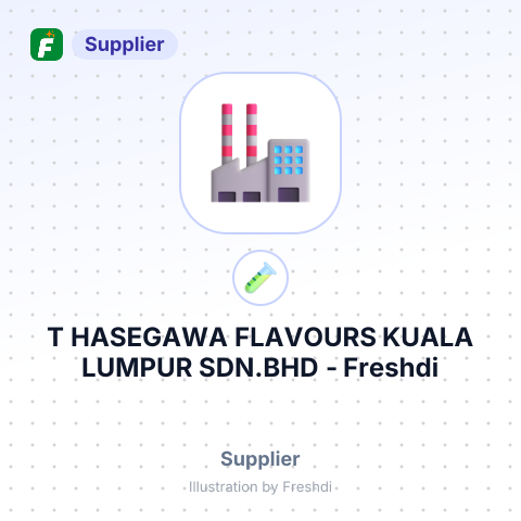 T HASEGAWA FLAVOURS KUALA LUMPUR SDN.BHD – summary card, no photo uploaded yet