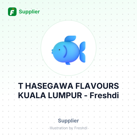 T HASEGAWA FLAVOURS KUALA LUMPUR – summary card, no photo uploaded yet