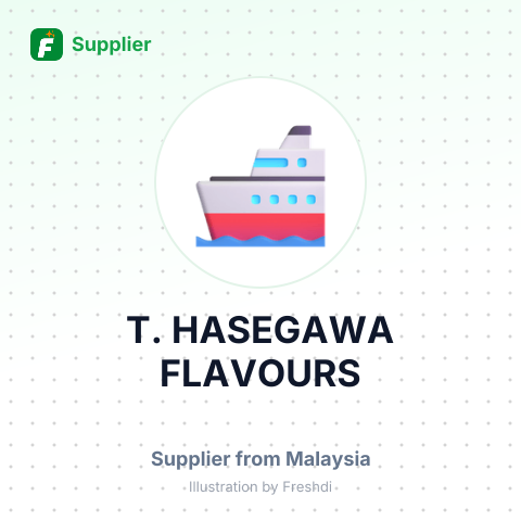 T. HASEGAWA FLAVOURS – summary card, no photo uploaded yet