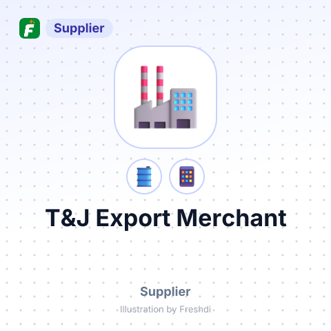 T&J Export Merchant – summary card, no photo uploaded yet
