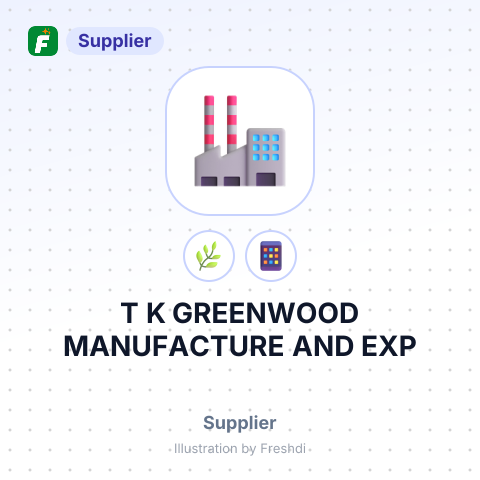 T K GREENWOOD MANUFACTURE AND EXP – summary card, no photo uploaded yet