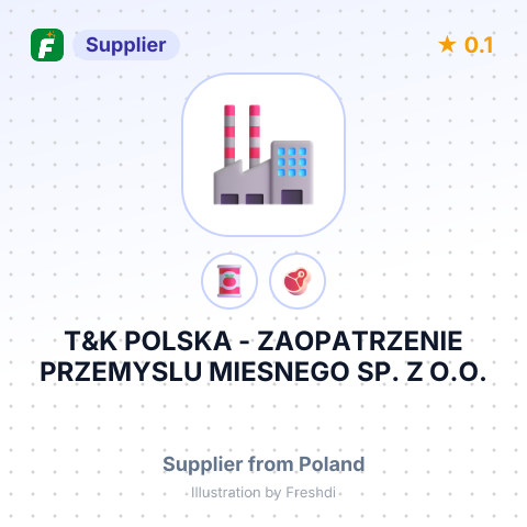 T&K POLSKA - ZAOPATRZENIE PRZEMYSLU MIESNEGO SP. Z O.O. – summary card, no photo uploaded yet