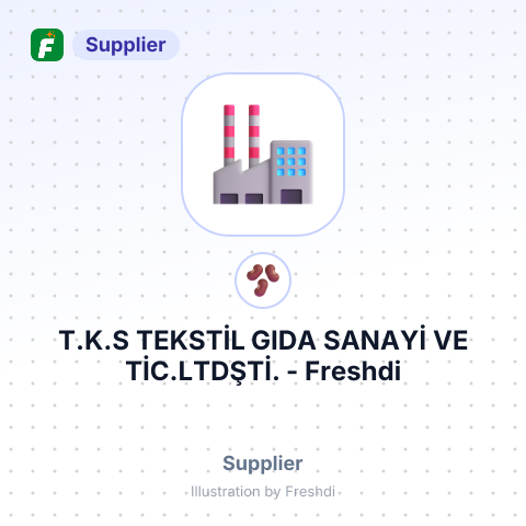 T.K.S TEKSTİL GIDA SANAYİ VE TİC.LTDŞTİ. – summary card, no photo uploaded yet