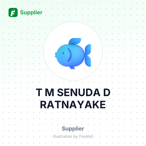 T M SENUDA D RATNAYAKE – summary card, no photo uploaded yet