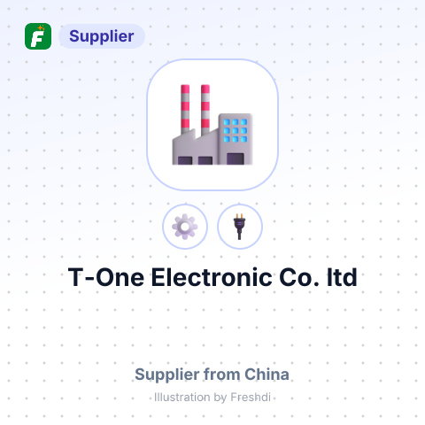 T-One Electronic Co.,ltd – summary card, no photo uploaded yet