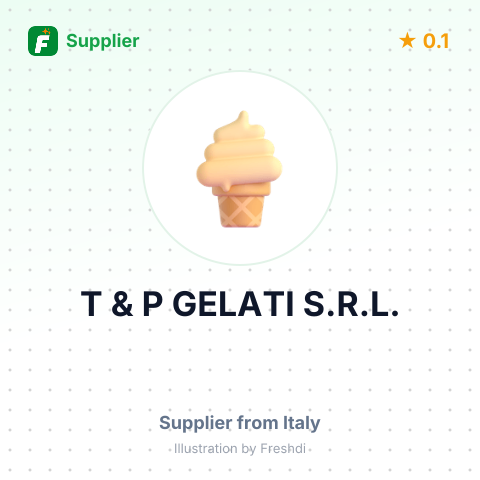 T & P GELATI S.R.L. – summary card, no photo uploaded yet