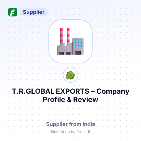 T.R.GLOBAL EXPORTS, – summary card, no photo uploaded yet