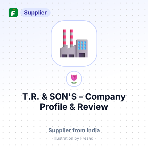T.R. & SON'S – summary card, no photo uploaded yet