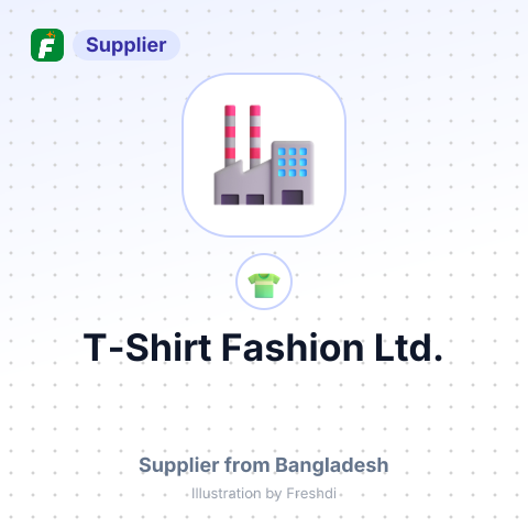 T-Shirt Fashion Ltd. – summary card, no photo uploaded yet