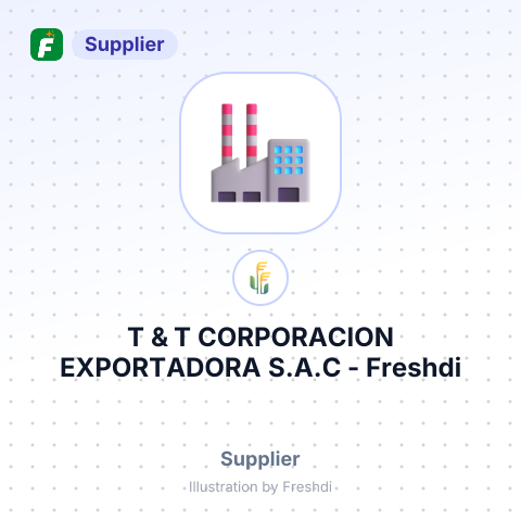 T & T CORPORACION EXPORTADORA S.A.C – summary card, no photo uploaded yet