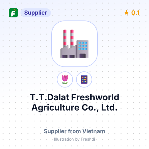 T.T.Dalat Freshworld Agriculture Co., Ltd. – summary card, no photo uploaded yet