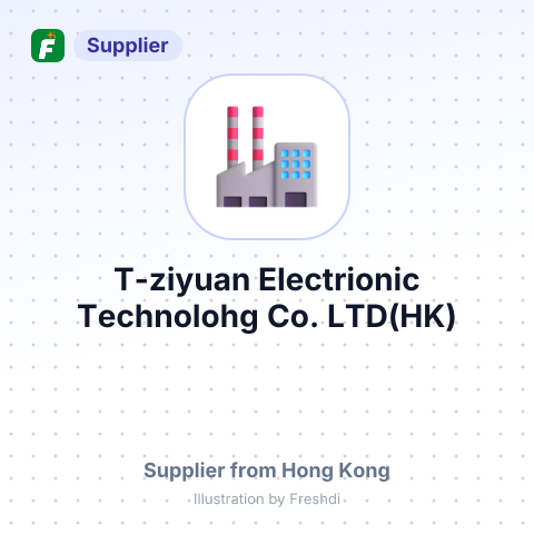 T-ziyuan Electrionic Technolohg Co.,LTD(HK) – summary card, no photo uploaded yet
