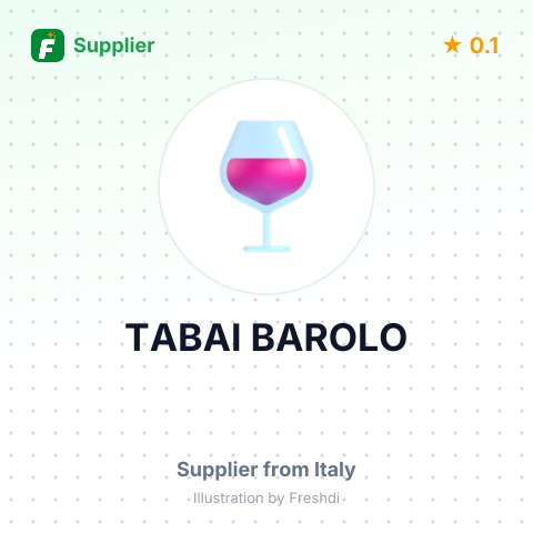 TABAI BAROLO – summary card, no photo uploaded yet