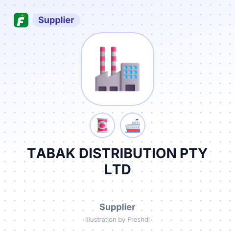 TABAK DISTRIBUTION PTY LTD – summary card, no photo uploaded yet