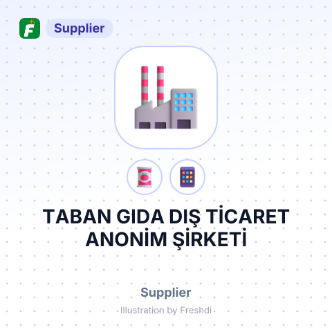 TABAN GIDA DIŞ TİCARET ANONİM ŞİRKETİ – summary card, no photo uploaded yet