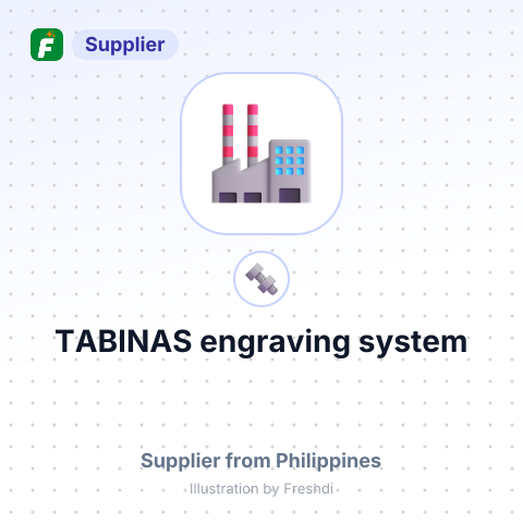 TABINAS engraving system – summary card, no photo uploaded yet