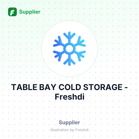 TABLE BAY COLD STORAGE – summary card, no photo uploaded yet