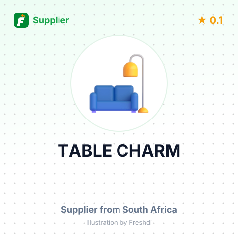 TABLE CHARM – summary card, no photo uploaded yet