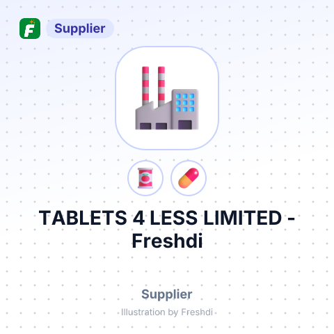TABLETS 4 LESS LIMITED – summary card, no photo uploaded yet