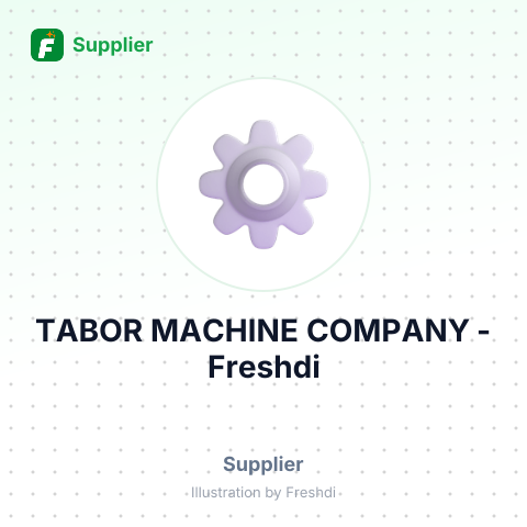 TABOR MACHINE COMPANY – summary card, no photo uploaded yet
