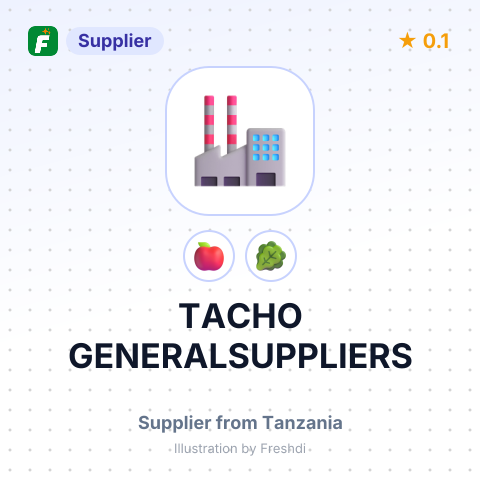 TACHO GENERALSUPPLIERS – summary card, no photo uploaded yet