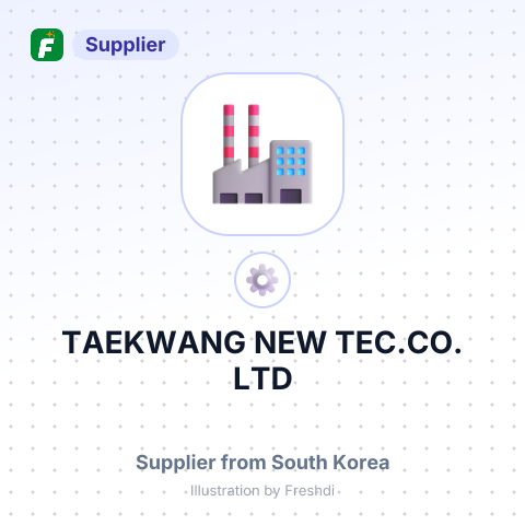 TAEKWANG NEW TEC.CO.,LTD – summary card, no photo uploaded yet