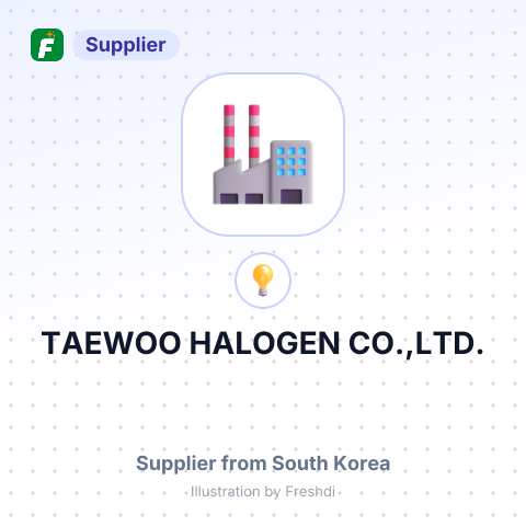 TAEWOO HALOGEN CO.,LTD. – summary card, no photo uploaded yet